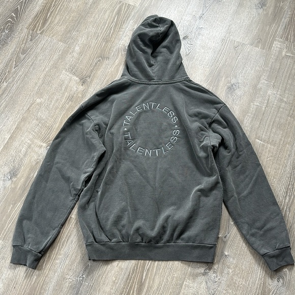 Talentless charcoal Gray Hoodie Size XXLarge - Picture 2 of 2